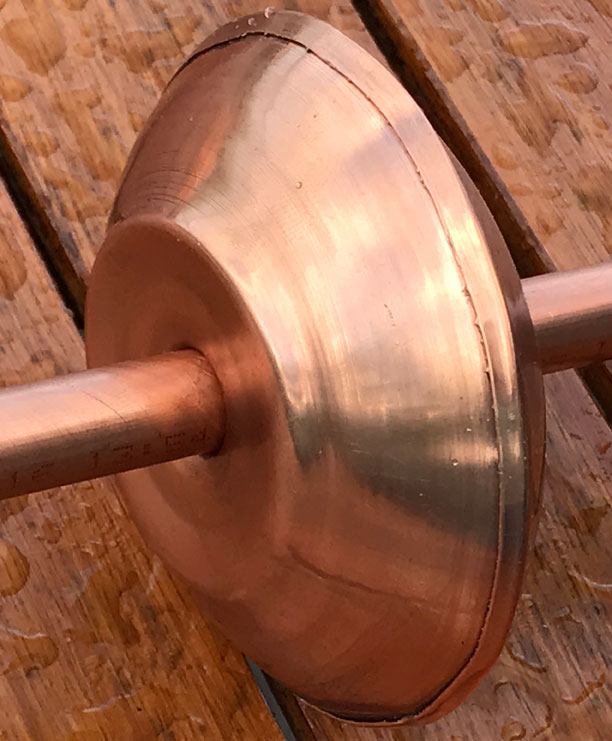 A close-up photo of the elliptical spinner of Hero engine version 3
                    